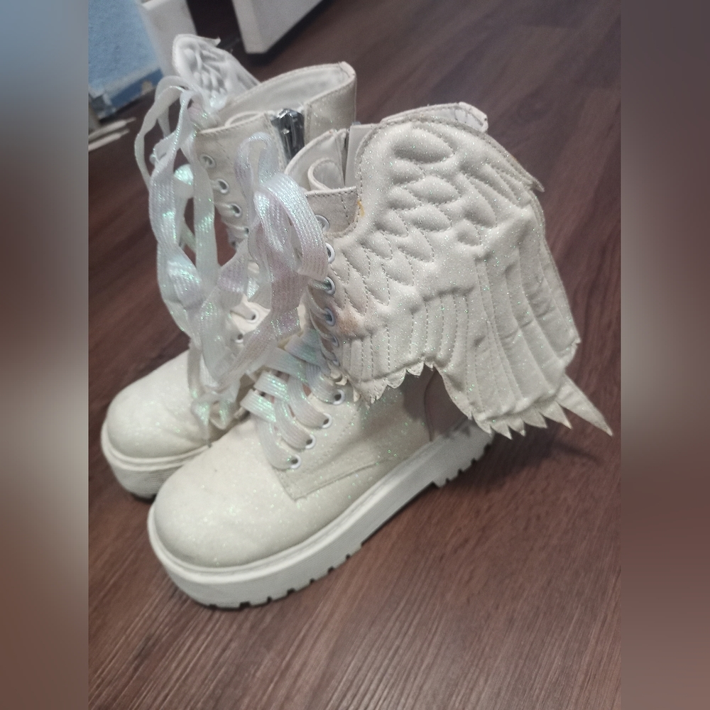Dolls Kill Glitter Boots